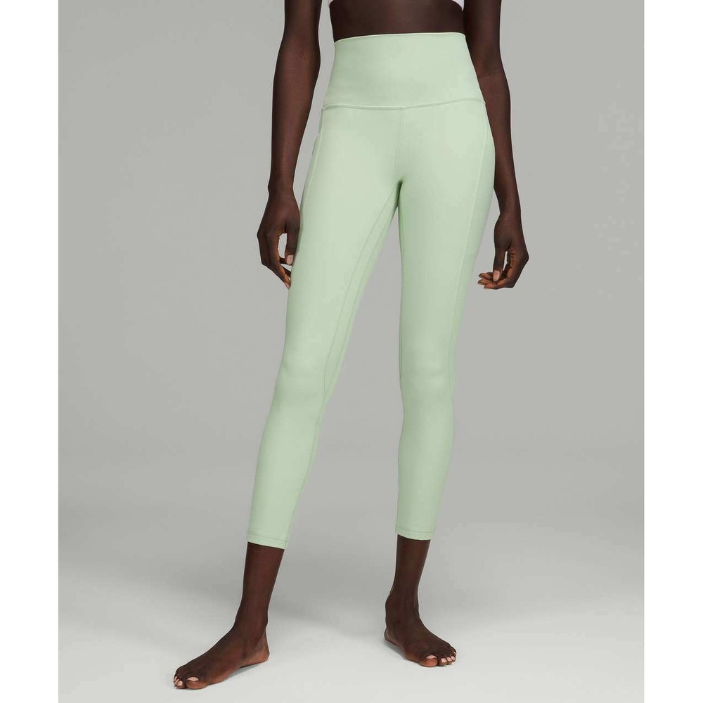 Lululemon Creamy Mint Align‎ Leggings w/ Side Pockets - Size 2